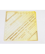 Quilters Template RIGHT ANGLE TRIANGLES Yours Truly Plastic 1 1/2&quot; - 4 1/2&quot; - $103.16 MXN