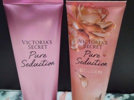 NEW Victoria&#39;s Secret Fragrance Lotion Lot of 2**PURE SEDUCTION &amp; GOLDEN - $28.59