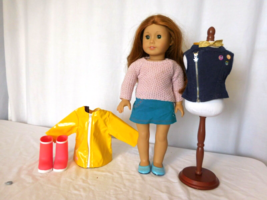 American Girl Doll Truly Me 61 + AG doll Sparkle Sweater Outfit +  Truly Me Navy - £60.83 GBP