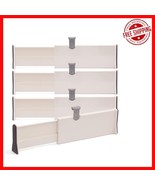 Versatile 4 Pack Drawer Separators - Easy Fit Organizers for Clutter-Fre... - $741.18 MXN