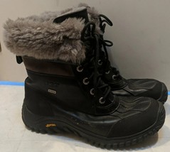 UGG Australia Adirondack II Waterproof Boots Black Gray 1906 Womens Size... - $64.47