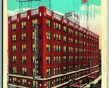 Hotel Plaza Jersey City New Jersey NJ 1931 WB Postcard H7 - $4.90