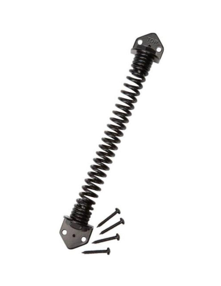 Everbilt 11 in. Black Gate Spring - $29.99