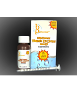 High Potency Vitamin D3 drops 2000iu 30ml liquid. 1 month supply. - £9.07 GBP