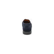 Men's Stacy Adams Pelton Moc Toe Slip On Work Shoes Navy Suede 25601-415 image 7