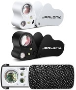 JARLINK 3 Pack Jewelers Loupe 30X 60X 90X Illuminated Jewelers Eye Magni... - $42.38 CAD