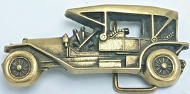 Vintage 1978 Duesenberg Model Car Belt Buckle Solid Brass Baron Buckle EUC - $22.58