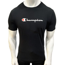 Nwt Champion Msrp $32.99 Men&#39;s Black Big &amp; Tall Crew Neck Short Sleeve T-SHIRT - £14.92 GBP