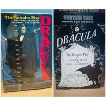 The Vampire Play Dracula By Hamilton Deans John Balderston 1971 Book &amp; Leaflet - £25.99 GBP