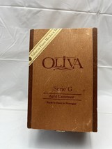 Oliva | Serie G Aged Cameroon Torpedo Wood Cigar Box Empty - 7.25&quot; x 4.2... - $5.45
