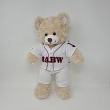 Build a Bear Baseball Player Uniform and Tan Plush Bear 16&quot; Toy Stuffed ... - £12.65 GBP