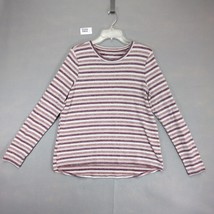 American Eagle Soft &amp; Sexy Plush Women&#39;s L Striped Top, High-Low Hem, Ca... - $20.00