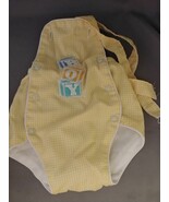Vintage Healthtex Boys  Sz 6 M Overalls Bibs Romper Yellow White Graham - $14.97 CAD