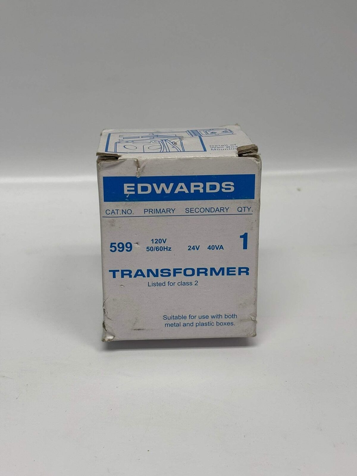 Edwards 599 120V Ac Class 2 Signaling Transformer - $42.08
