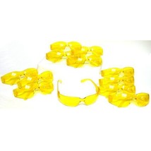12 Pairs of Radians Mirage Yellow Safety Glasses - $36.38
