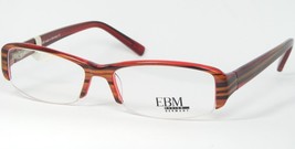 Ebm 2017 Col. Ro Red /ORANGE /BROWN Eyeglasses Glasses Frame 52-15-135mm Germany - £50.87 GBP