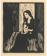 13964.Decor Poster.Home Room wall art design.Mikulas Galanda painting.Wo... - $17.10+