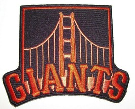 San Francisco Giants Embroidered Golden Gate PATCH~4 5/8&quot; x 3 3/4&quot;~Iron ... - £4.97 GBP