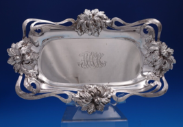 Chrysanthemum by Frank Smith Sterling Silver Bread Tray #1838 8 3/4&quot; x 1... - £536.76 GBP