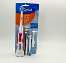Rexall Power (battery) Oral Care Kit/ Toothbrush w/ Accessories - SEALED! - £16.68 GBP