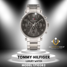 Tommy Hilfiger Men’s Chronograph Stainless Steel Grey Dial 46mm Watch 1710382 - £97.19 GBP