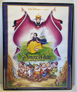 VTG Walt Disney Snow Whites and the Seven Dwarfs Poster Framed 16&quot; x 20&quot;... - $27.67