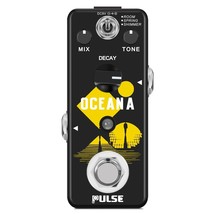 Pulse Technology OCEANA Reverb Guitar Effect Pedal ROOM/ SPRING/ SHIMMER - £31.26 GBP