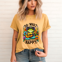 Do What Makes You Happy Shirt, Happy Aesthetic Shirt, Positive Mental He... - $17.45