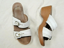 Dansko white double buckled sandal  Size 9 1/2   Euro 40 - £27.35 GBP