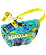 Igloo 3 cans Seaside Fanny Pack Soft Sided Cooler, Color Splat Blue NWT - $275.42 MXN