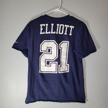 Dallas Cowboys Mens Shirt Ezekiel Elliot Medium #21 Blue Nike - £12.03 GBP