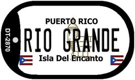 Rio Grande Puerto Rico Metal Novelty Dog Tag Necklace DT-2870 - £12.54 GBP