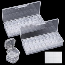 Quefe 40pcs Bead Organizers in A Clear Organzier Box, 2 Sets  7.6&quot; x 3.0... - $364.78 MXN