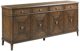 Sideboard WOODBRIDGE AMAROSA Flaky Oak Solid 4 -Door -Drawer -Shelf A - £4,720.68 GBP