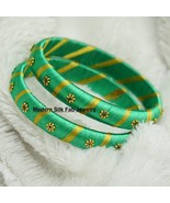 Silk thread bangles **FREE SHIPPING** Higher DISCOUNTS on quantities more than 1 - £10.09 GBP