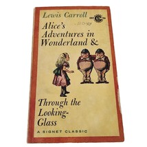 Vintage 1960 Alice&#39;s Adventures in Wonderland and Through The Looking Glass Book - £13.05 GBP