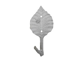[Pack Of 2] Whitewashed Cast Iron Birch Tree Leaf Decorative Metal Tree Branch H - £36.76 GBP