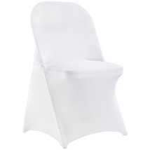 VEVOR White Stretch Spandex Chair Covers - 30 PCS, Folding Kitchen Chair... - $83.77