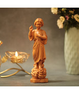 Baby Jesus Figurine Wood Carving Personalized Gifts Virgin Mary Statue R... - £54.80 GBP