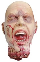 LIFE SIZE SCREAMING SEVERED HEAD Halloween Haunted House Horror Prop Dec... - £43.50 GBP