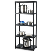 5-Tier Storage Shelving Freestanding Rack Multi-Use 28&quot;L X 15&quot;W X 67&quot;H B... - £97.38 GBP