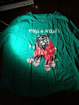 Pugs &amp; Kisses T-shirt Christmas Attire 3X -Brand New-SHIPS N 24 HOURS - £23.61 GBP