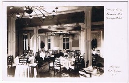 Postcard RPPC Dining Room Harrison Hot Springs Hotel British Columbia BC - $7.06