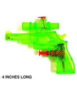 12 WATER SQUIRT PISTOL W SCOPE 4 INCH GUNS toy gun squirting pistols nov... - £5.26 GBP