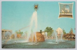 Postcard 1964-1965 New York World&#39;s Fair The Solar Fountain - £2.87 GBP