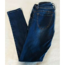 Ci Sono Denim Collection Juniors Jeans Sz 7 High Waist Skinny Leg Exposed Button - $25.05