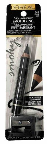 LOREAL Voluminous Smoldering Eyeliner #645 BLACK  New/Sealed/ Please See... - $13.61