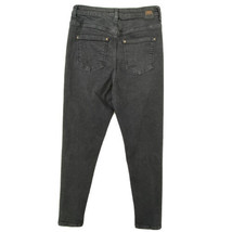 ZARA Jeans Womens Size 6 High Rise Mom Tapered Leg Black Denim - £17.68 GBP