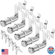 Cylinnda Heavy Duty Cabinet Lock Set 2-1/8" Keyed Alike Zinc Alloy 5-Pack - $47.70