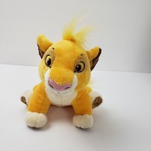 The Lion King Plush Toy Disney Authentic Simba Lovey Doll Stuffed Animal 7&quot; H - £13.22 GBP